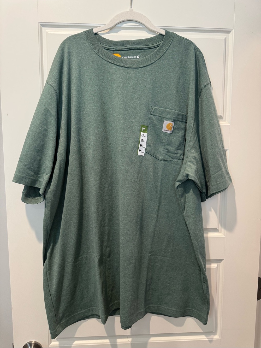 NWT Carhartt 2XL Loose Fit Green T-Shirt